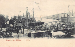 Latvia - LIEPĀJA Libau - The Harbour - Publ. Unknown  - Lettonie