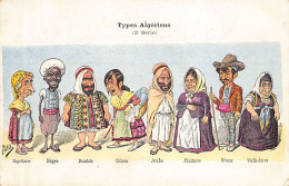 JUDAICA - Algérie - CARICATURE D'Assus - Types Algériens - Vieille Juive - Ed. Assus  - Judaisme