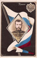 Russia - Tsar Nicholas II And Russian Flag - Publ. G. E.  - Russie