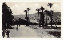 Israel - HAIFA - The Beach - REAL PHOTO - Israel