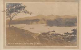 Pacific Terminal Of Canal La Boca - REAL PHOTO - Publ. C. L. Chester  - Panama