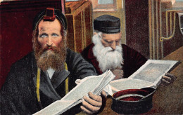 Judaica - POLAND - Jews In The Synagogue - Publ. A.J.O.  - Judaísmo
