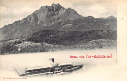 VIERWALDSTÄTTERSEE (UR) Dampfer Germania - Verlag Photoglob 75 - Other & Unclassified