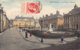 Belgique - BRUXELLES - La Place Des Martyrs - Ed. Neurdein ND Phot. 342 Aquarellée - Sonstige & Ohne Zuordnung
