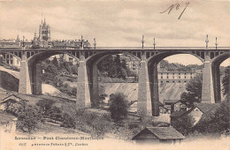 LAUSANNE (VD) Pont Chauderon-Montbenon - Ed. Charnaux 6207 - Lausanne