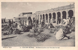 Algérie - COLOMB BÉCHAR - Marchands De Bois à La Place Des Arcades - Ed. Ch. Pastor 7 - Bechar (Colomb Béchar)