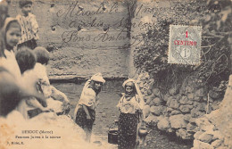 Judaica - Maroc - DEBDOU - Femmes Juives à La Source - Ed. D. Millet  - Judaísmo