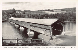 Canada - NEW RICHMOND (QC) Pont Couvert - CARTE PHOTO - Ed. N.R. 13 - Autres & Non Classés
