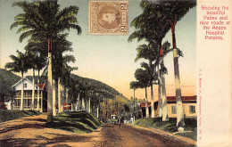 PANAMA CANAL - Showing The Beautiful Palms And Nice Roads At The Ancon Hospital - Publ. I. L. Maduro Jr. 40 - Panamá