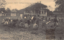 Vietnam - HANOI - Les Travaux Au Camp Du 1er Régiment De Tirailleurs Tonkinois - Ed. L.L. 18 - Vietnam