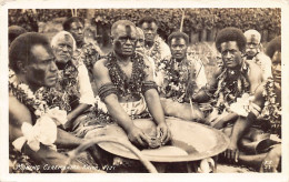 Fiji - Making Ceremonial Kawa - REAL PHOTO Year 1938 - Publ. Unknown  - Fiji