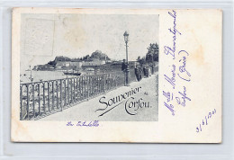 Greece - CORFU - The Citadel - STAMPED POSTCARD - Publ. Libr. Sp. Goulis  - Greece