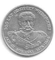 50 Zloty (Ni)1983 Jan III Sobieski 1674-1696 - Pologne