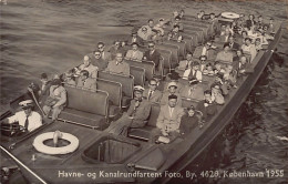 Denmark - KØBENHAVN Copenhagen - Havne- Og Kanalrundfartens Foto, By 4628 - Year 1955 - Danemark