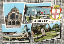 Cholet * Souvenir De La Commune * Cp 4 Vues - Cholet