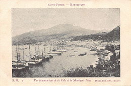 Martinique - SAINT-PIERRE - Vue Panoramique De La Ville Et La Montagne Pelée - Ed. Dugas S.M. 2 - Sonstige & Ohne Zuordnung