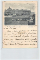 England - LONDON - De Keyser's Royal Hotel - Year 1901 FORERUNNER SMALL SIZE POSTCARD - Andere & Zonder Classificatie
