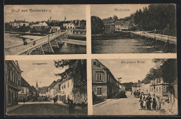 AK Radkersburg, Am Untern Gries, Strasse Langgasse, Murbrücke  - Autres & Non Classés