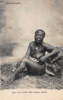 MARTINIQUE - Type Of Old Topless Nude Woman. - Andere & Zonder Classificatie