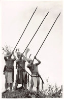 Malaysia - BORNEO - Dayak Warriors Using A Blowgun (blowpipe) - PHOTOGRAPH (no Postcard Back) - Publ. Unknown  - Malaysia