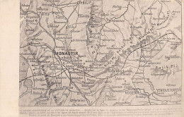 Macedonia - Map Of The Monastir (Bitola) Battle During World War One - Macedonia Del Nord