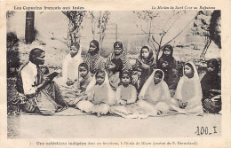 India - The Mission Of The Sacred Heart In Rajputana - MHOW - An Indian Catechist In Her Duties - Publ. French Capuchins - Indien
