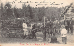 Types Of Russia - Carting Wood - Publ. Scherer, Nabholz And Co. 27 - Russia