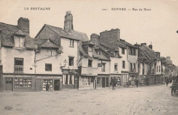 RENNES - Rue De Brest - SAGE-FEMME, PETROLE ESSENCE - CPA Bon Etat (voir Scan) - Rennes