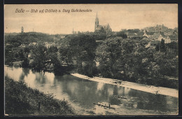 AK Halle / Saale, Blick Auf Cröllwitz Und Burg Giebichenstein  - Autres & Non Classés