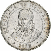 Nicaragua, Cordoba, 1912, Heaton, Argent, TTB, KM:16 - Nicaragua