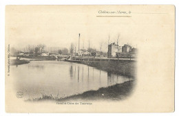 CPA 51 CHALONS-SUR-MARNE Canal Et Usine Des Tramways - Châlons-sur-Marne