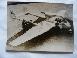 PHOTO ANCIENNE (13 X 18 Cm) : Scène Animée - AVION-TRICYCLE - 1937 - Aviazione