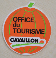 Autocollant Vintage Cavaillon - Office De Tourisme - Melon - Fruits - Autocollants
