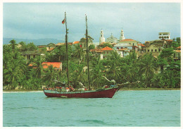 ANTILLES - Haïti Jacmel - Vue Sur Le Port - Bateau - Animé - Photo Christian Sarramon - Carte Postale - Haití