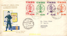 730891 MNH VIETNAM DEL SUR 1963 PATRIOTAS - Viêt-Nam