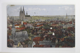 AK Köln Am Rhein Blick Von Der Herz Jesu Kirche 1913 Gebraucht #PI902 - Other & Unclassified