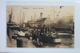 AK Hamburg Partie Aus Dem Hafen 1913 Gebraucht #PI960 - Otros & Sin Clasificación