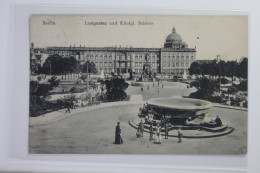AK Berlin Lustgarten U. Köngl. Schloss 1918 Gebraucht #PI979 - Altri & Non Classificati