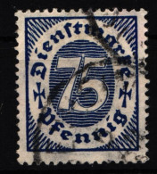 Deutsches Reich Dienstmarken 69 Gestempelt Geprüft Infla BPP #HJ765 - Dienstmarken