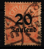 Deutsches Reich Dienstmarken 90 Gestempelt Geprüft Infla BPP #HJ786 - Service
