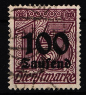 Deutsches Reich Dienstmarken 92 Gestempelt Geprüft Infla BPP #HJ795 - Officials