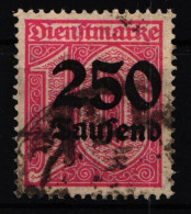 Deutsches Reich Dienstmarken 93 Gestempelt Geprüft Infla BPP #HJ814 - Oficial