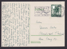 Frankfurt Main Oberursel Taunus Deutsches Reich Postkarte SSt Luftpost Bringt - Covers & Documents