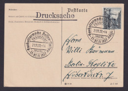 Deutsches Reich Postkarte Selt. SST Gaukulturwoche Hessen Nassau Berlin Steglitz - Brieven En Documenten
