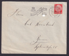 Deutsches Reich Brief Bremen Selt. Dekorativer SSt Philatelie Briefmarken - Brieven En Documenten