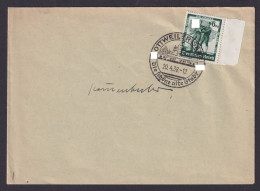 Ottweiler Saar Deutsches Reich Brief Bogenrand Selt. SSt Die Schöne Alte Stadt - Storia Postale