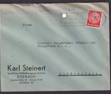 Eisenach Lichtenfels Deutsches Reich Brief Reklame Karl Steinert Spedition SST - Covers & Documents