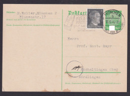 München Hochaltingen Deutsches Reich Ganzsache SST Feldpost Päckchen Hauptstadt - Storia Postale