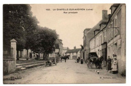 LA CHAPELLE SUR AVEYRON RUE PRINCIPALE ATTELAGES TRES  ANIMEE - Andere & Zonder Classificatie