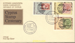 407247 MNH CHIPRE 1980 CENTENARIO DEL SELLO - Unused Stamps